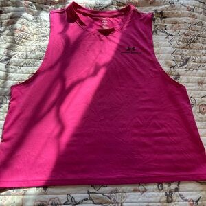 Under Armour Women's Pink Muscle Tee